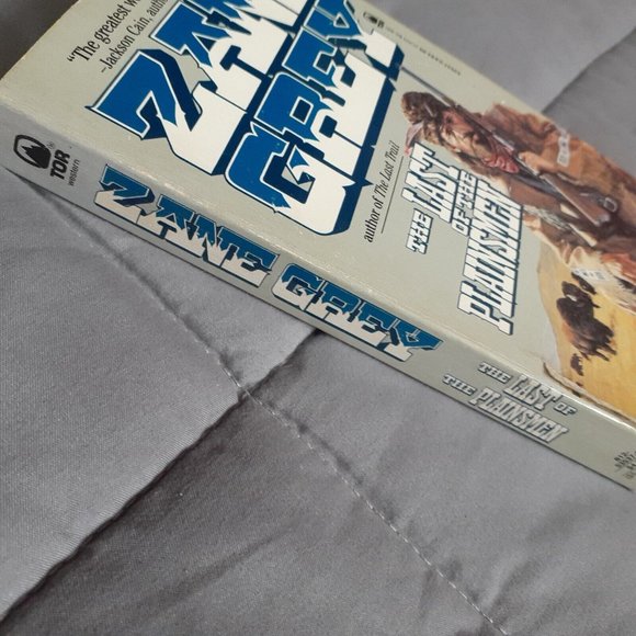 The Last Of The Plainsmen By Zane Grey Vintage 1994 Paperback Book - Picture 4 of 13